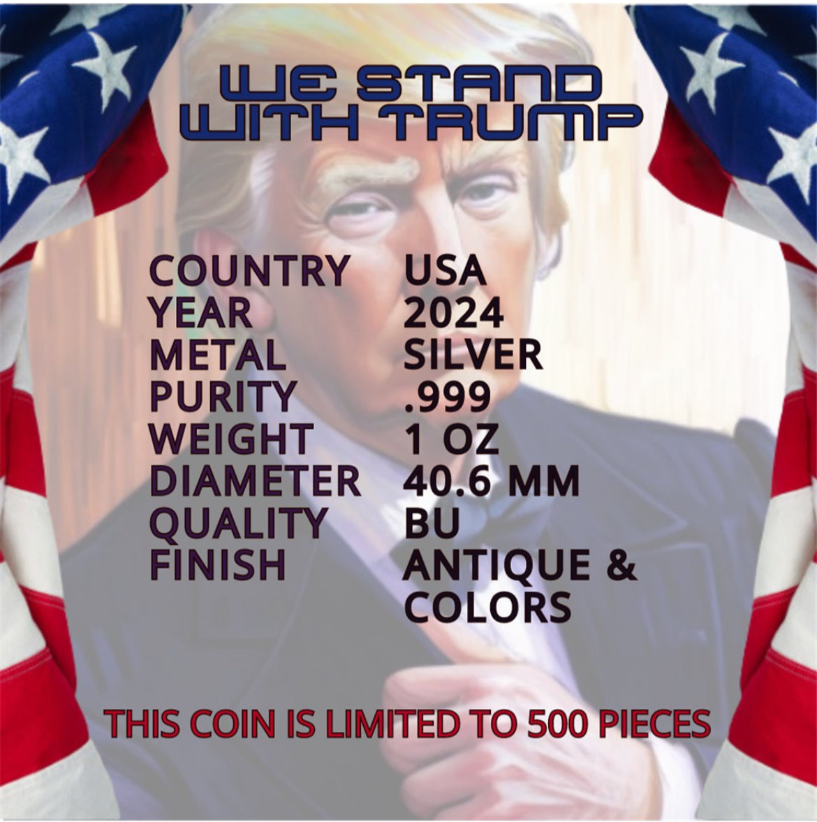 2024年美國發行
《TRUMP Donald與你同在》