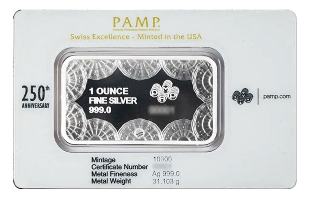 瑞士PAMP發行
《美國二百五十週年紀念-白頭鷹國徽》