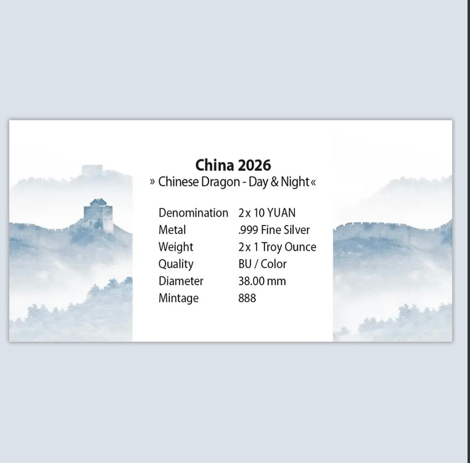 中国2026<中国龍-日夜套装>