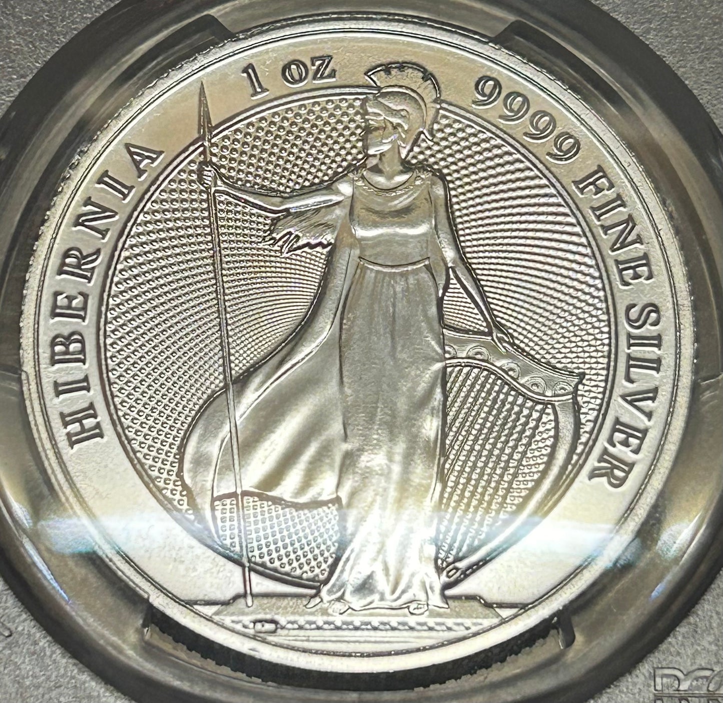 2022年托克勞發行
Hibernia 女神9999一安土銀幣