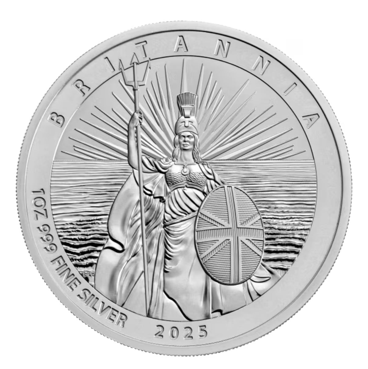《2025 英國不列顛女神 .999反向精鑄銀幣四枚套裝 》
( 1, 1/4, 1/20, 1/40 oz)