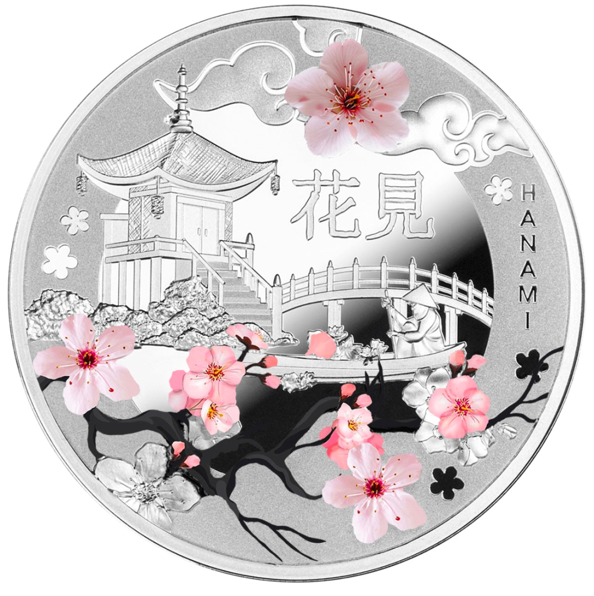 《HANAMI -櫻花之美》半安士精鑄銀幣