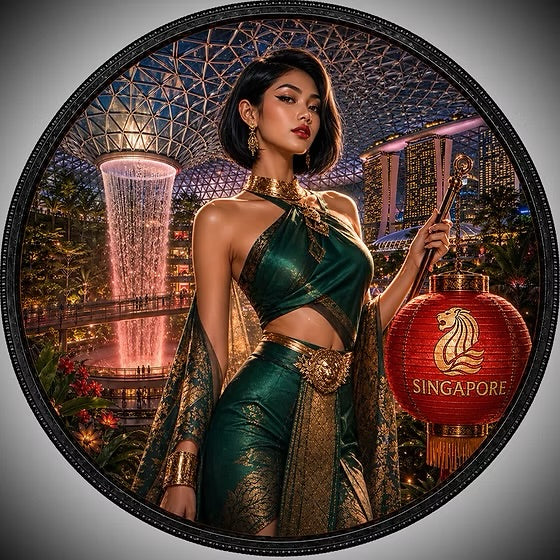 意大利2026年發行 《國家美人-新加坡美人》
