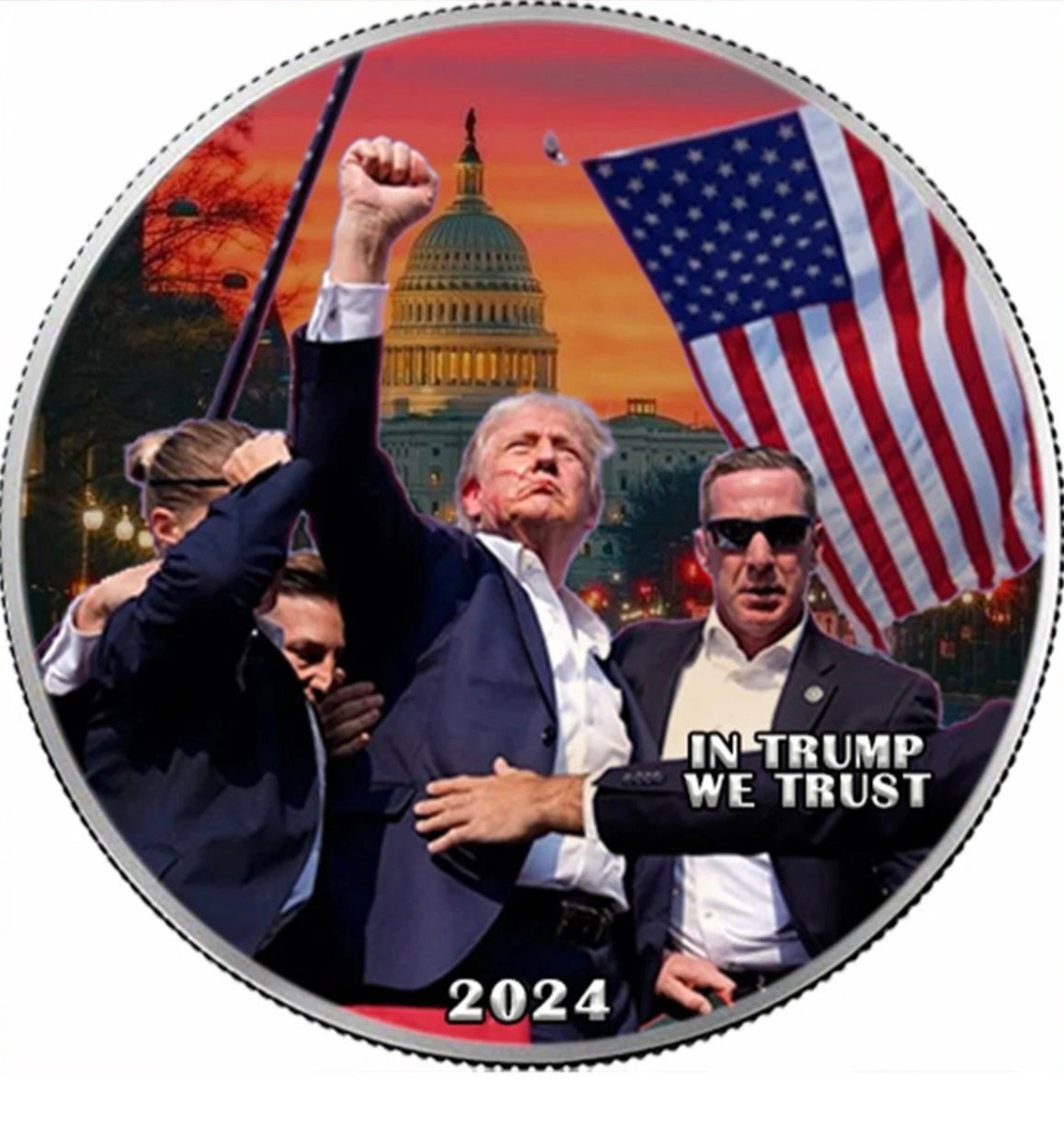 2024年美國發行 
《TRUMP Donald與你同在》