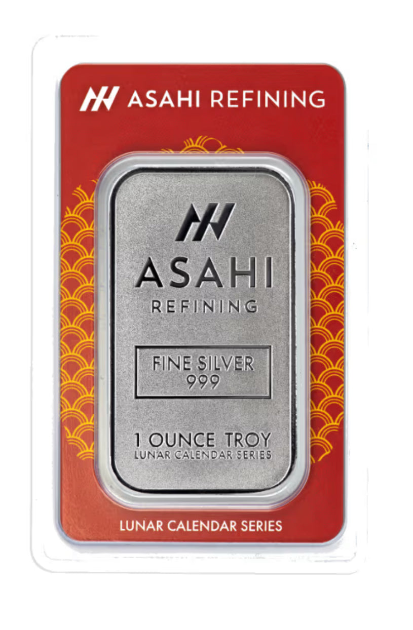 Asahi蛇年銀牌