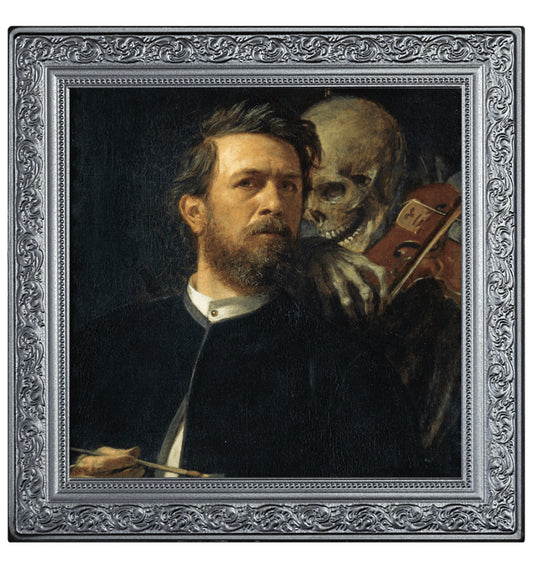 《自畫像與拉琴的死神》
《Self-portrait and longed for death》