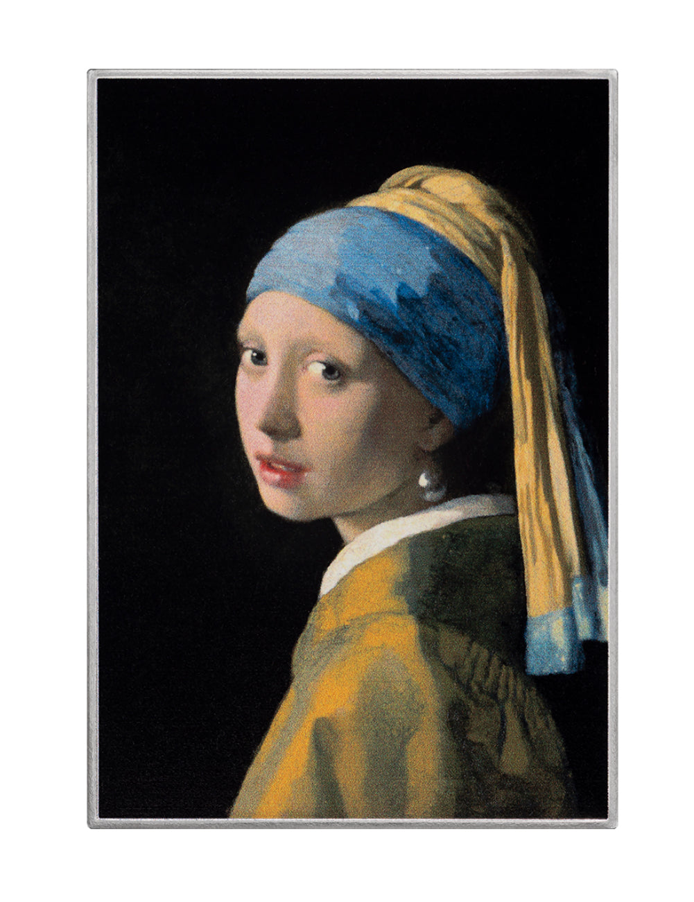 喀麥隆2026年《Johannes Vermeer-珍珠耳環的女孩》一安士銀鈔