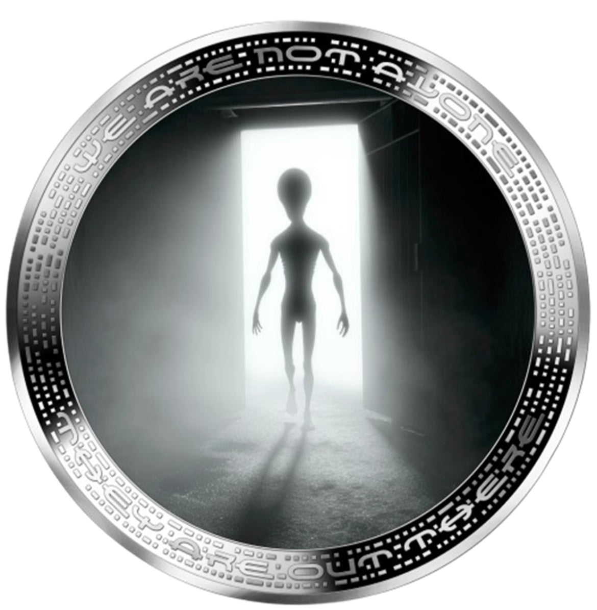 喀麥隆 2025 發行
《外星人系列 -we are not alone 》
1安士999精鑄彩色1000法郎銀幣3️⃣
