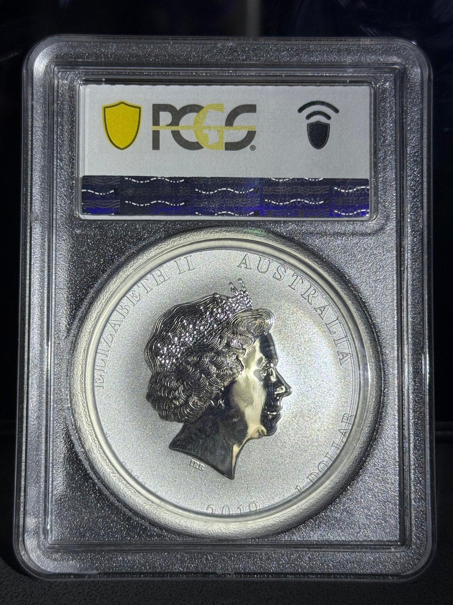 2019年澳洲豬年一安士銀幣PCGS MS69
