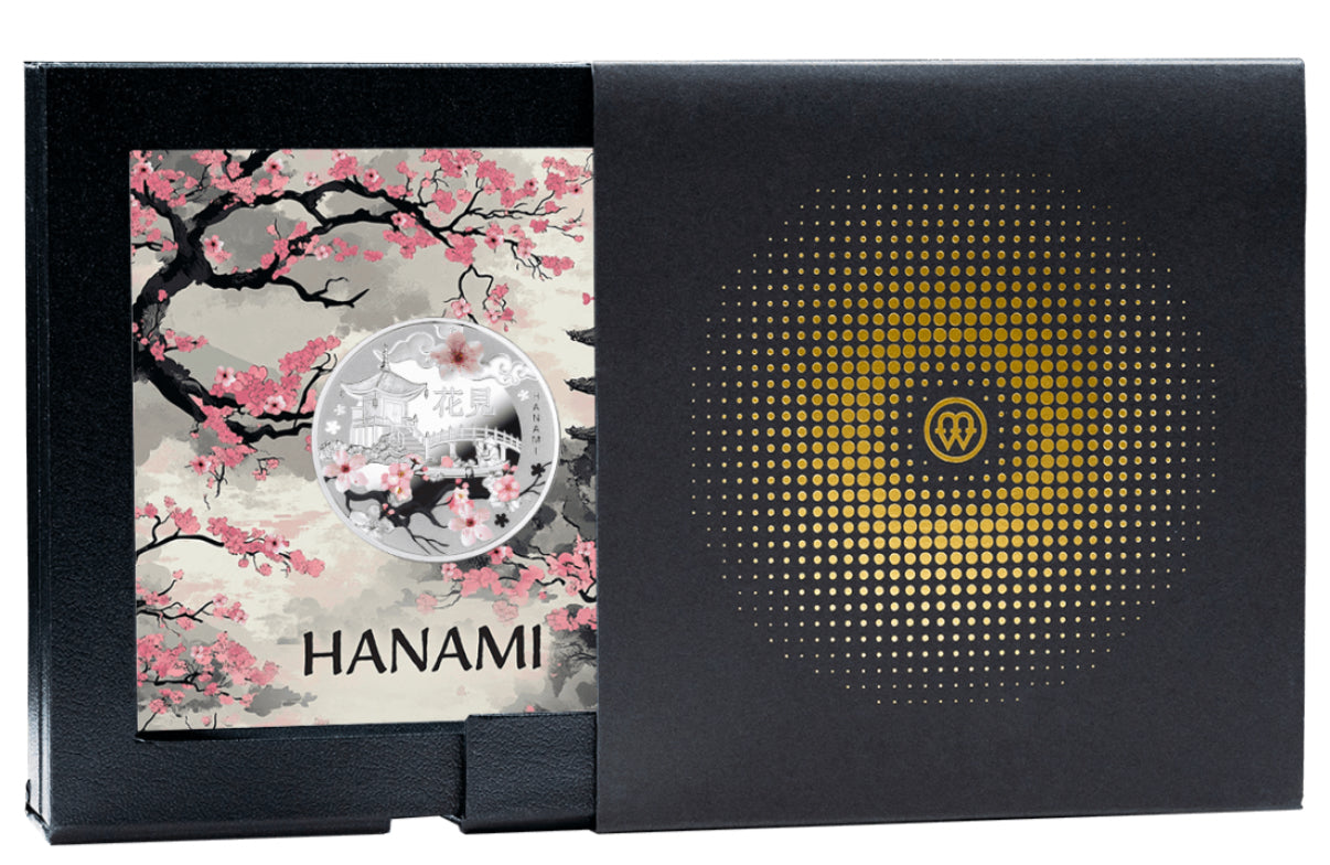 《HANAMI -櫻花之美》半安士精鑄銀幣