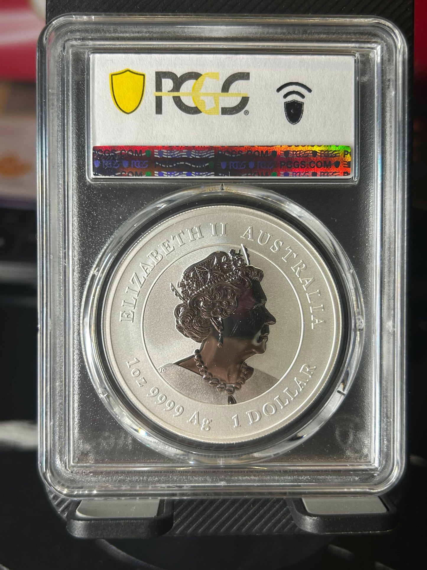2022年澳洲十二生肖虎年一安士銀幣PCGS MS70