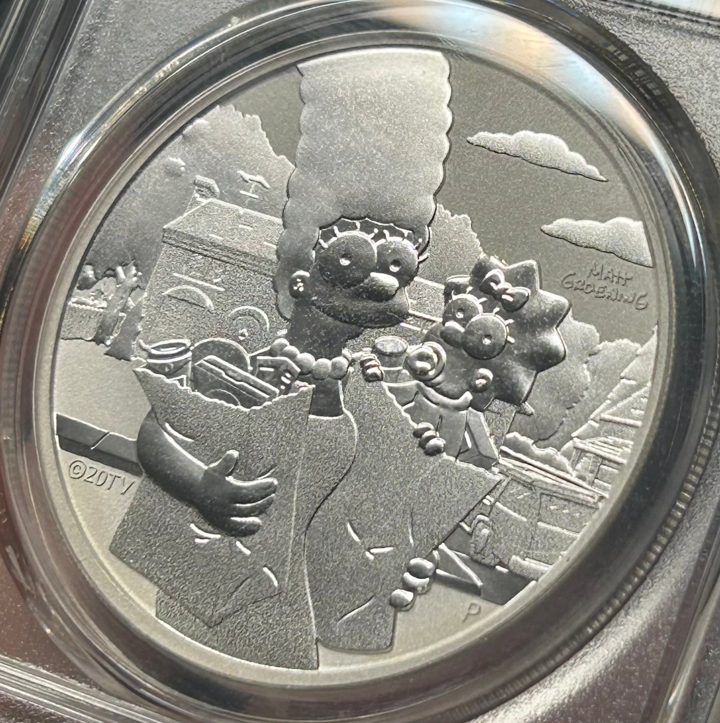2021年圖瓦盧《阿森一族》一安士銀幣 PCGS 70