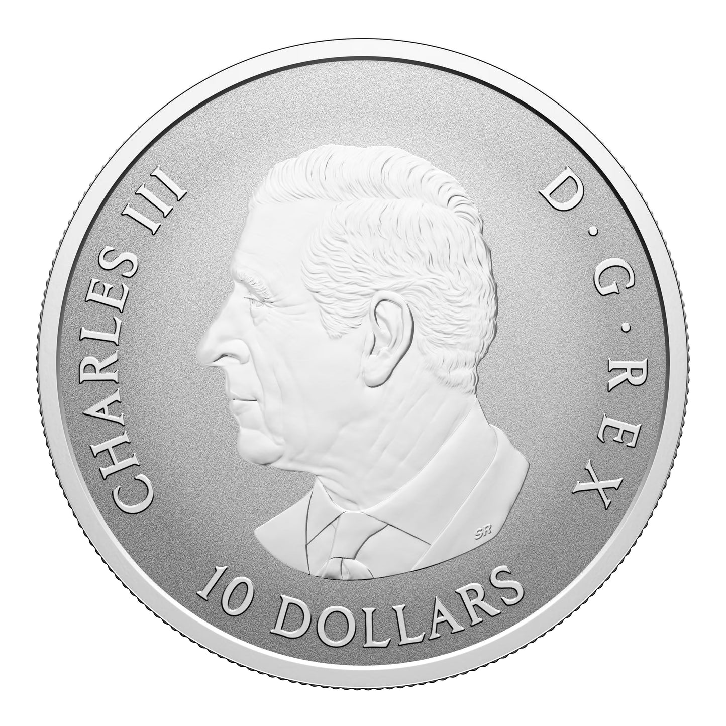 2025 加拿大閃爍的楓葉 .9999 反向精鑄銀幣 1/2oz