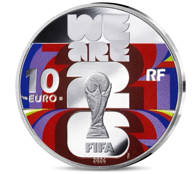 法國2026年<FIFA世界盃銀幣>