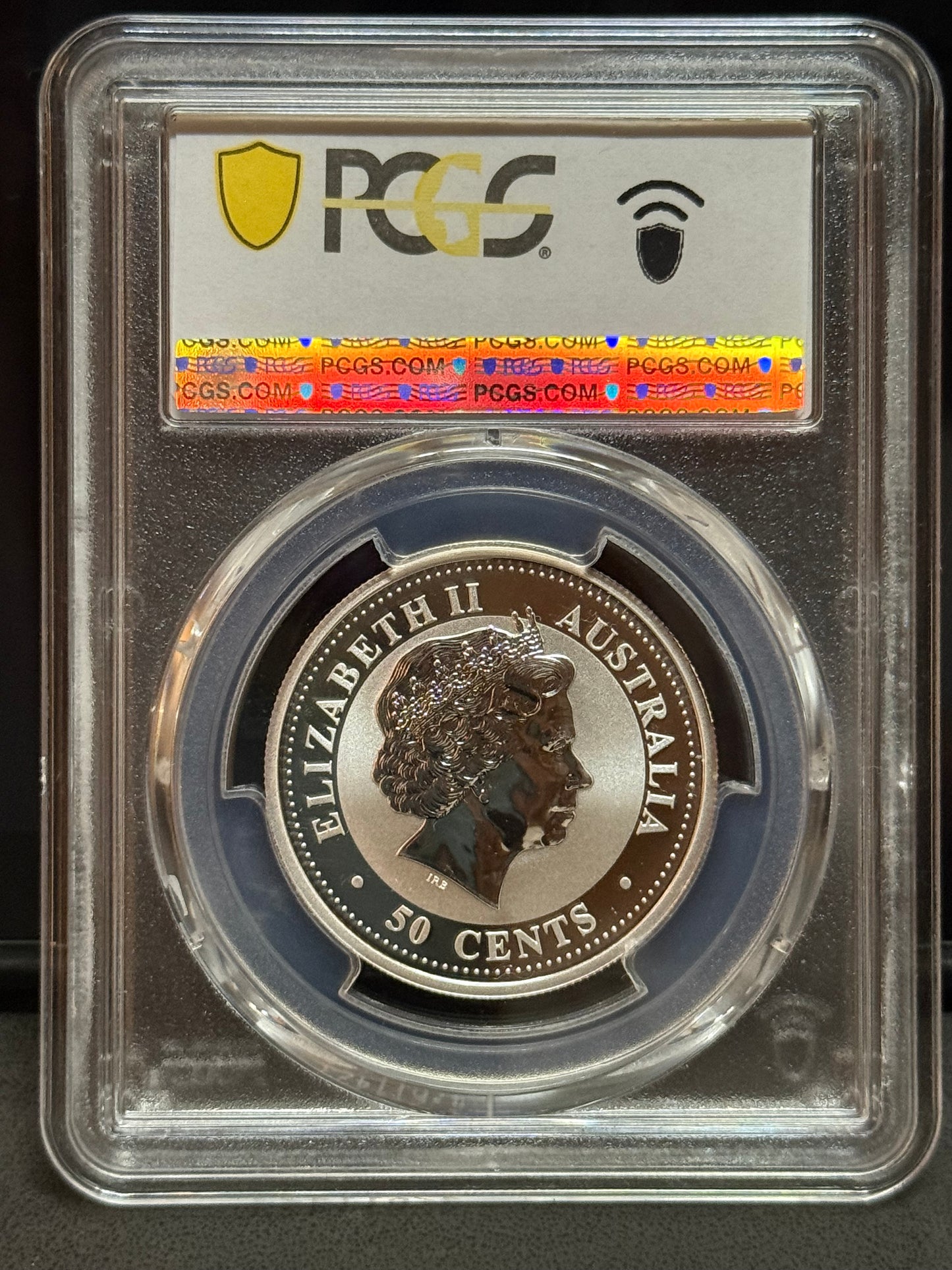 2004年澳洲-第一代猴年半安士銀幣 PCGS MS70