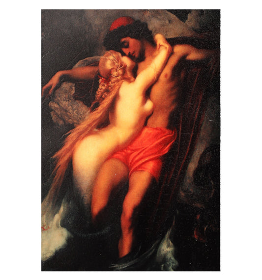 2025喀麥隆發行 
世界名畫 畫家Frederic 
Leighton《The Fisherman and the Syren》1安土銀幣