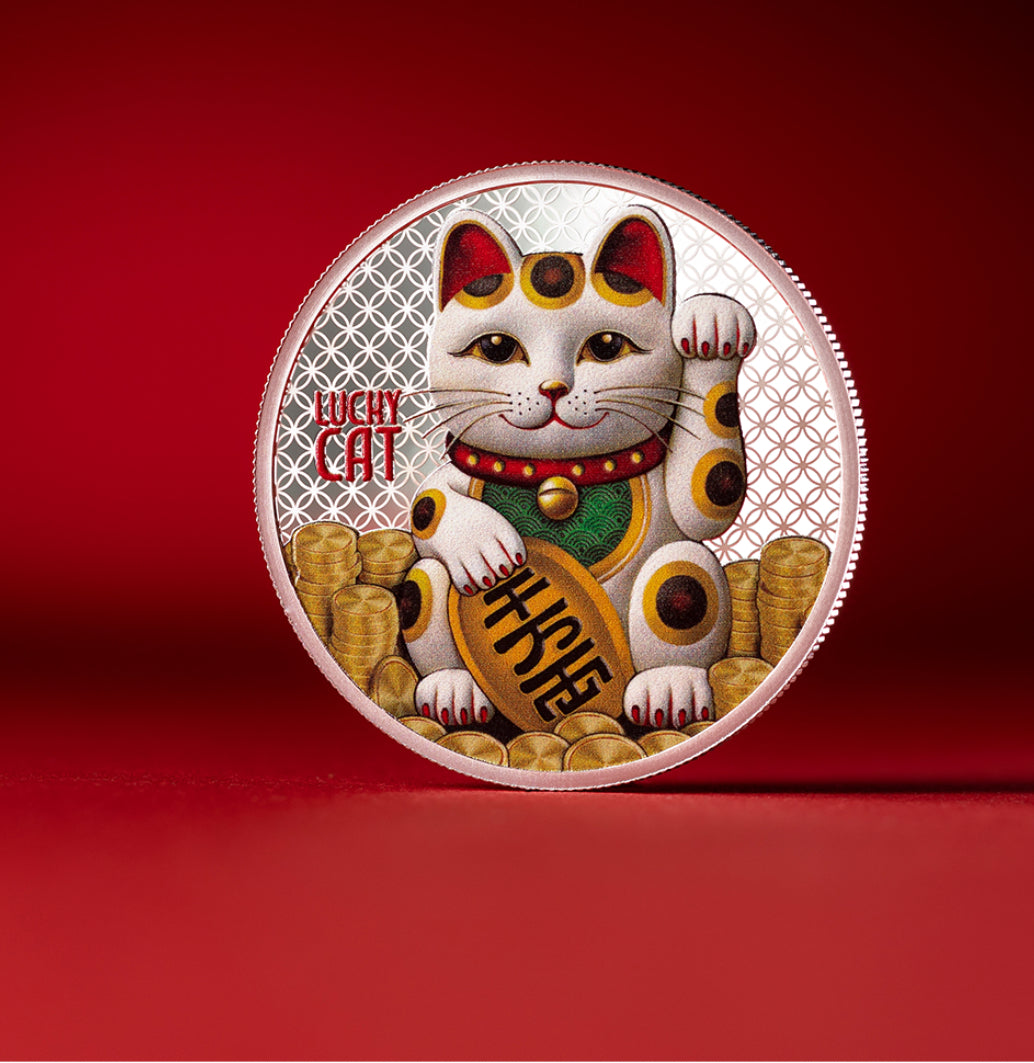 薩摩亞2026年 MANEKI-NEKO招財貓幸運15克銀幣