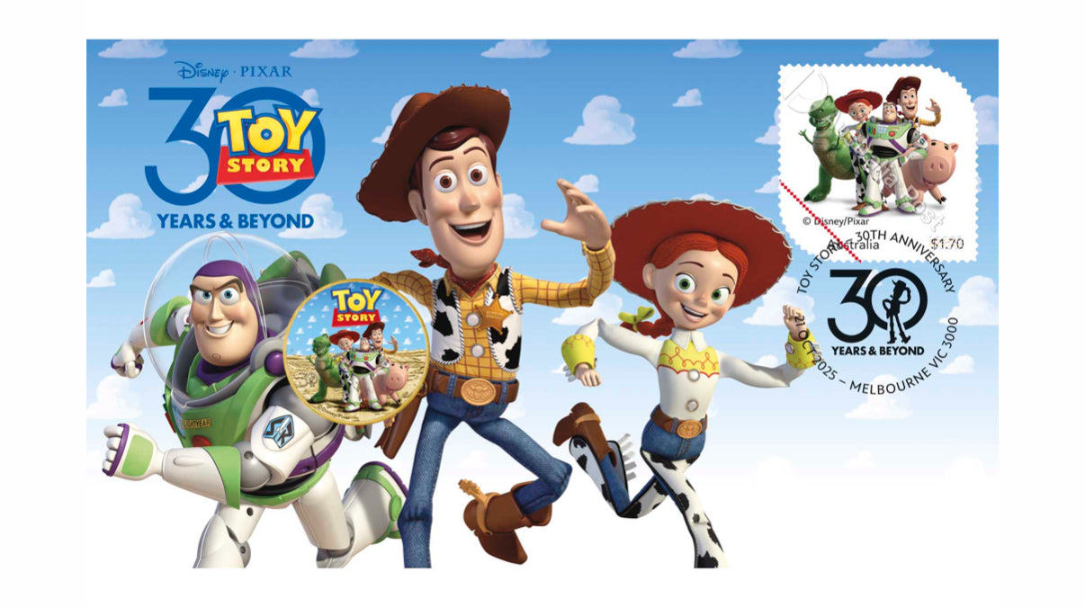 2025年Toy Story30週年紀念特別版郵幣冊
