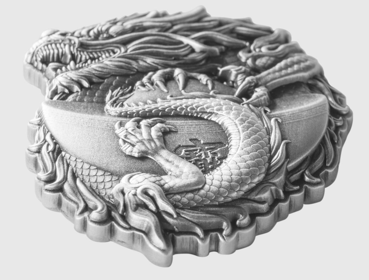 《五爪金龍-招財進寶》《仿古版》