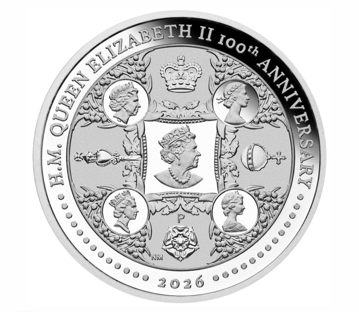 2026澳洲發行
《英女王伊莉莎白二世一百週年紀念銀幣》