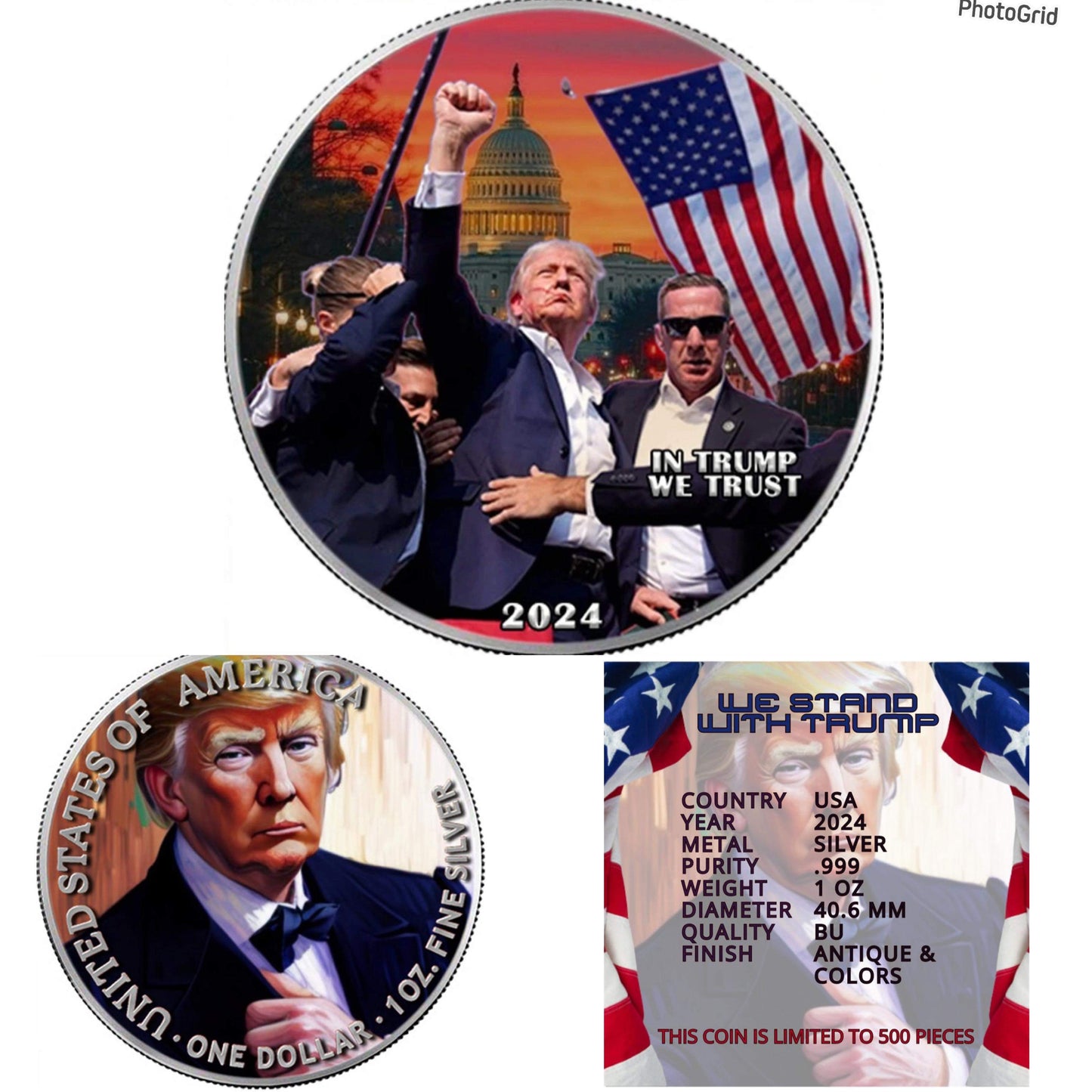 2024年美國發行 
《TRUMP Donald與你同在》