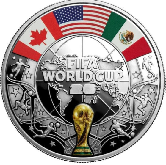 2026年哈薩克<FIFA世界盃銀幣>