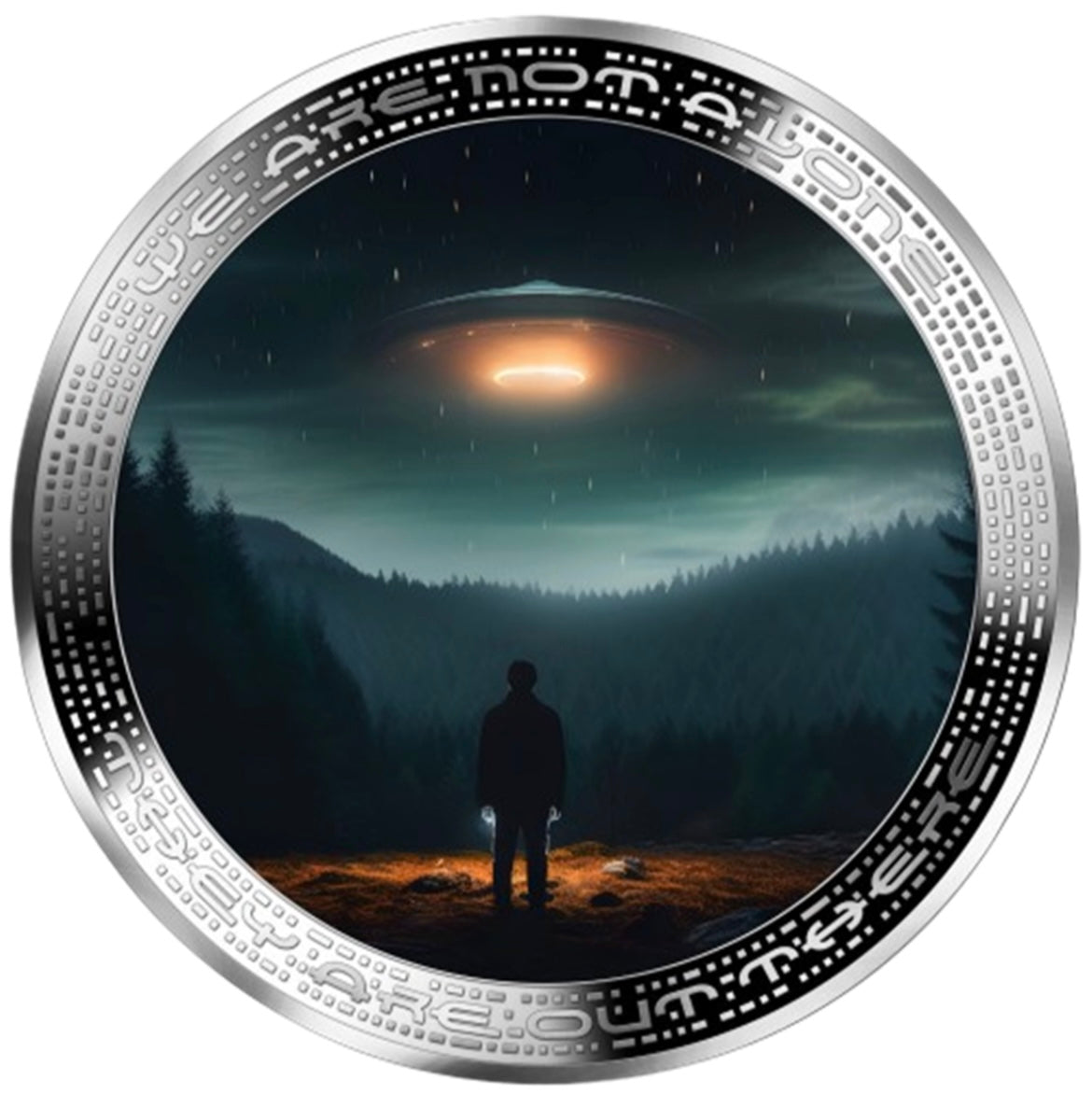喀麥隆 2025 發行
《外星人系列 -we are not alone 》
1安士999精鑄彩色1000法郎銀幣8️⃣