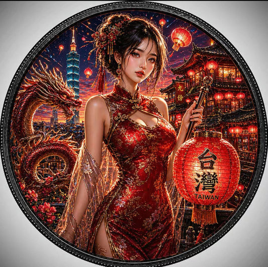 意大利2026年發行 《國家美人-台灣女神》