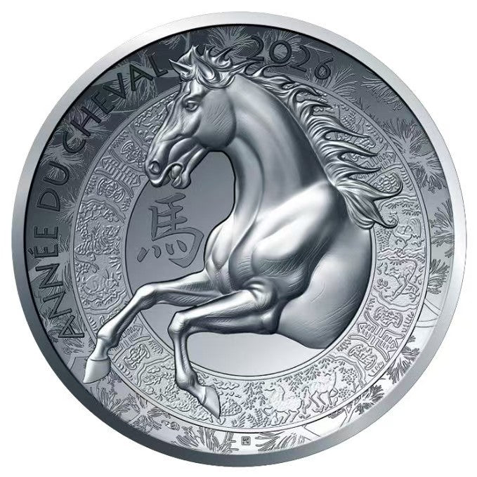 2026年法國造
《12生肖-馬年生肖€10 22.2g銀幣》