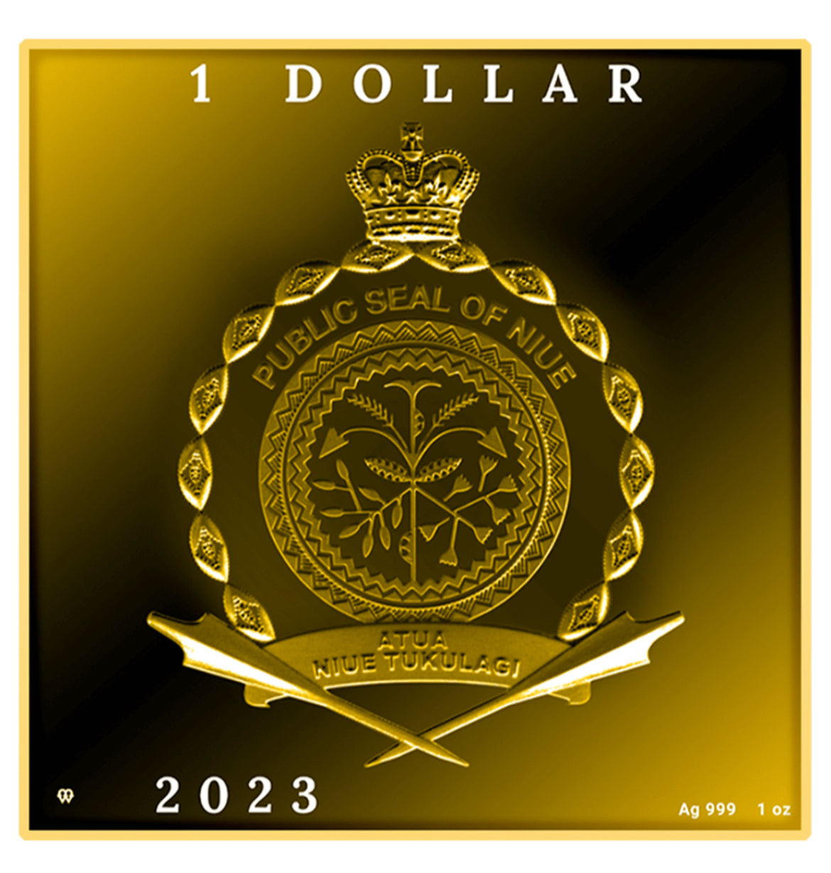 2023紐埃發行 
梵高170週年紀念畫作之一
《午睡》 1安士999精鑄銀幣