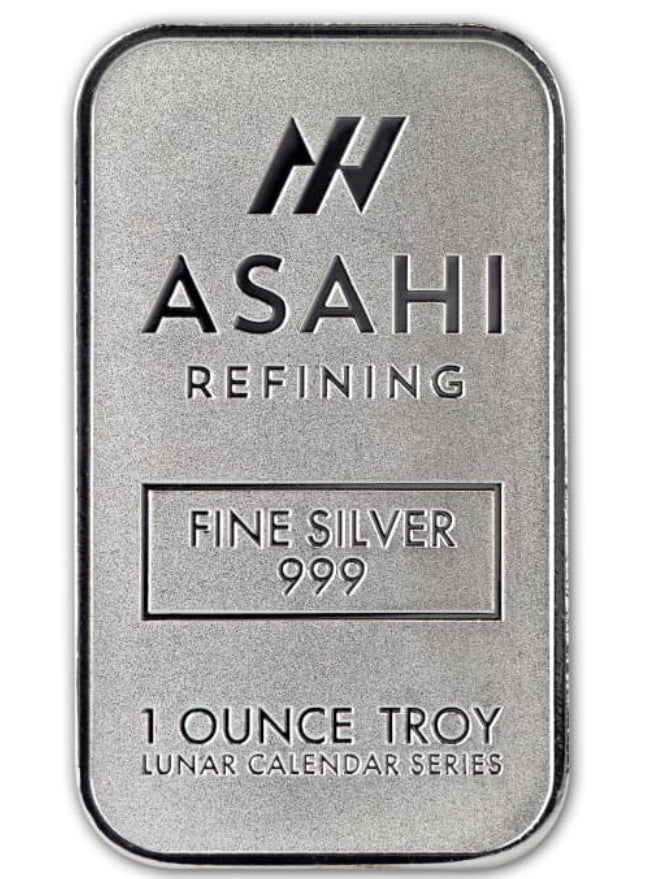 2024 日本Asahi
農曆生肖龍年 999銀牌 1oz