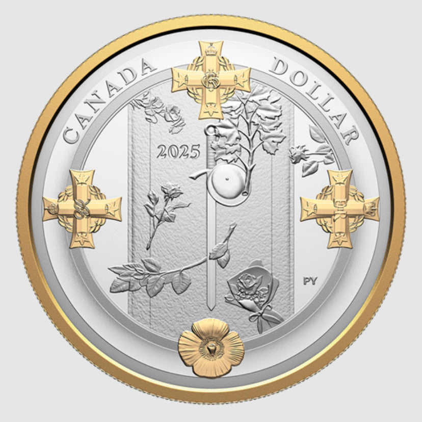 2025 加拿大無名烈士墓精鑄銀幣套裝