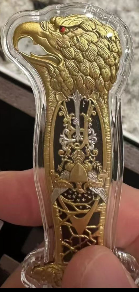 《THEODORE ROOSEVELT'S HUNTING KNIFE 》 《西奧多·羅斯福的狩獵刀》 2安士銀幣5美元薩摩亞2025