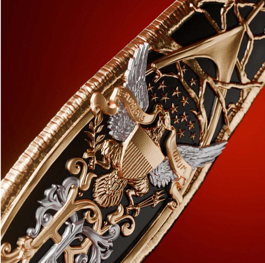 《THEODORE ROOSEVELT'S HUNTING KNIFE 》 《西奧多·羅斯福的狩獵刀》 2安士銀幣5美元薩摩亞2025